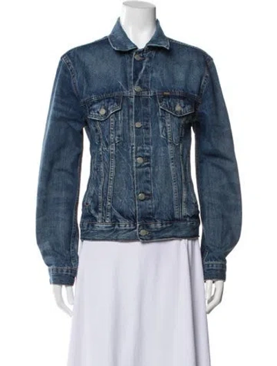 Pre-owned Polo Ralph Lauren Denim Jacket In Blue