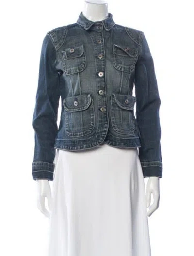 Pre-owned Polo Ralph Lauren Denim Jacket In Blue