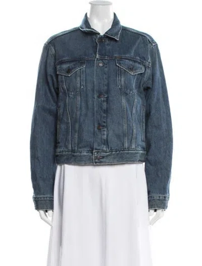 Pre-owned Polo Ralph Lauren Denim Jacket In Blue