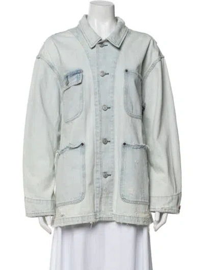 Pre-owned Polo Ralph Lauren Denim Jacket In Blue