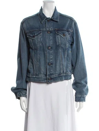 Pre-owned Polo Ralph Lauren Denim Jacket In Blue