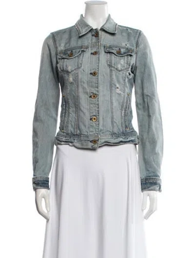 Pre-owned Polo Ralph Lauren Denim Jacket In Blue