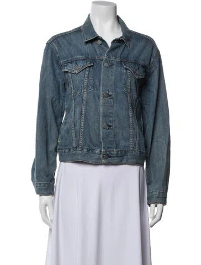 Pre-owned Polo Ralph Lauren Denim Jacket In Blue
