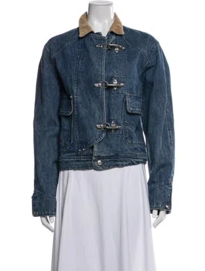 Pre-owned Polo Ralph Lauren Denim Jacket In Blue