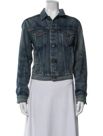 Pre-owned Polo Ralph Lauren Denim Jacket In Blue