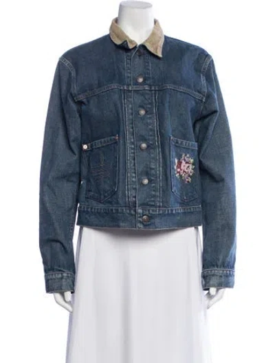 Pre-owned Polo Ralph Lauren Denim Jacket In Blue