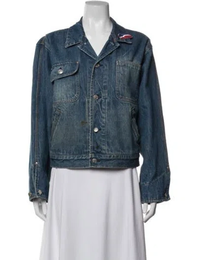 Pre-owned Polo Ralph Lauren Denim Jacket In Blue