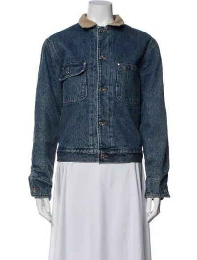 Pre-owned Polo Ralph Lauren Denim Jacket In Blue