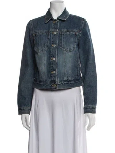 Pre-owned Polo Ralph Lauren Denim Jacket In Blue