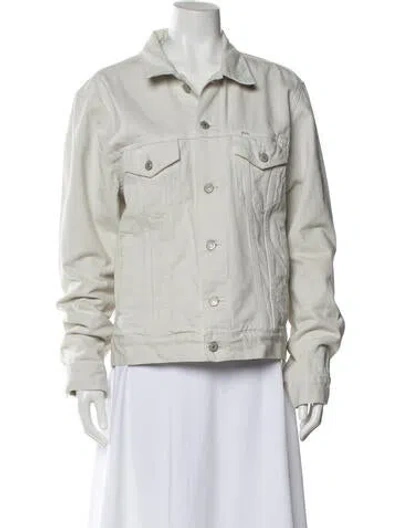 Pre-owned Polo Ralph Lauren Denim Jacket In Neutral