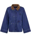 Polo Ralph Lauren Denim Jacket With Corduroy Collar In Blue