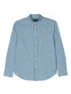 Polo Ralph Lauren Denim Long Sleeves Shirt In Blau