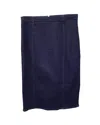 Polo Ralph Lauren Denim Pencil Skirt In Blue Cotton In Blue