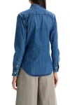 Polo Ralph Lauren Polo Pony-embroidered Denim Shirt In Blue