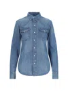 Polo Ralph Lauren Denim Long Sleeve Buttondown Canaria Wash In Blue