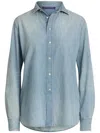 Polo Ralph Lauren Denim Shirt In Blue