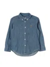 Polo Ralph Lauren Denim Shirt In Blue
