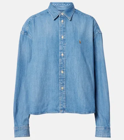 Polo Ralph Lauren Denim Shirt In Blue