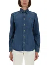 Polo Ralph Lauren Denim Shirt In Blue