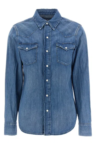 Polo Ralph Lauren Denim Shirt In Blue