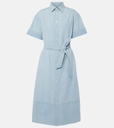Polo Ralph Lauren Denim Shirt Dress In Blue