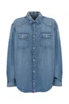 Polo Ralph Lauren Western Denim Shirt In Blue