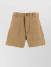 Polo Ralph Lauren Denim Shorts With Frayed Hem And Pockets