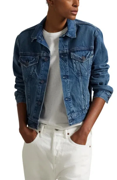 Polo Ralph Lauren Denim Trucker Jacket In Blue