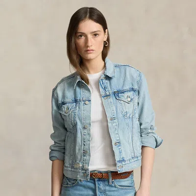 Polo Ralph Lauren Denim Trucker Jacket In Cavin Wash