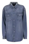 Polo Ralph Lauren Denim Western Shirt In Blue