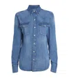 Polo Ralph Lauren Denim Long Sleeve Buttondown Canaria Wash In Blue