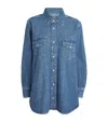 Polo Ralph Lauren Denim Western Shirt In Blue