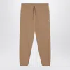 Polo Ralph Lauren Jogging Trousers With Elastic Waistband And Cuffs In Brown
