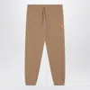 Polo Ralph Lauren Jogging Trousers With Elastic Waistband And Cuffs In Brown