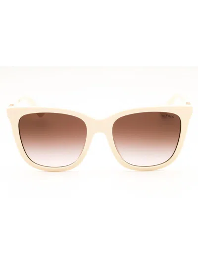 Polo Ralph Lauren Designer Rectangular Women's Sunglasses In Brown