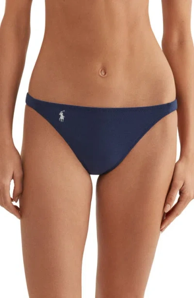 POLO RALPH LAUREN POLO RALPH LAUREN DEVIN SIDE TAB HIPSTER BIKINI BOTTOMS