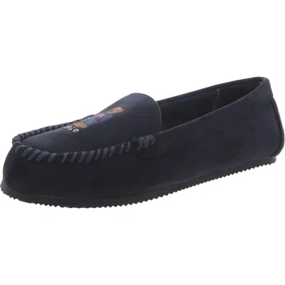 Polo Ralph Lauren Dezi Womens Faux Fur Slip On Loafer Slippers