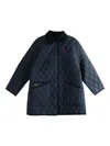 Polo Ralph Lauren Diamond-quilted Coat In Blue