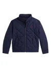 Polo Ralph Lauren Diamond-quilted Jacket In Blue