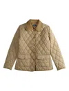 Polo Ralph Lauren Quilted Jacket In Brown