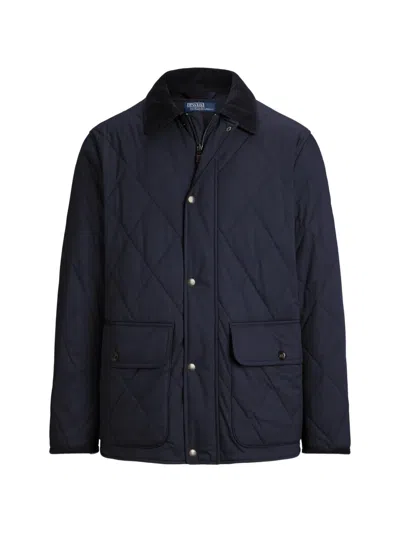 Polo Ralph Lauren The Beaton Quilted Sport Coat In Collection Navy In Multi