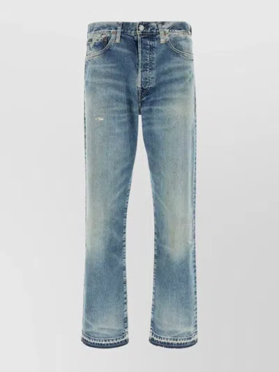 Polo Ralph Lauren Mid-rise Straight-leg Jeans In Blue