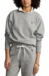 POLO RALPH LAUREN POLO RALPH LAUREN DISTRESSED LOGO GRAPHIC SWEATSHIRT