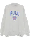 Polo Ralph Lauren Mock Neck Sweatshirt Andover Heather In Grey