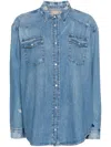 Polo Ralph Lauren Western Denim Shirt In Blue