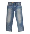POLO RALPH LAUREN DISTRESSED STRAIGHT JEANS