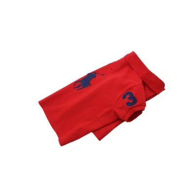 Polo Ralph Lauren Dog Polo Shirt In Red