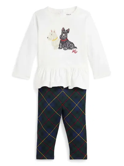 Polo Ralph Lauren Kids' Two-piece Cotton Outfit Set In Red