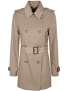 Polo Ralph Lauren Double Breast Belt Rn 38 Lined Coat In Birch Tan