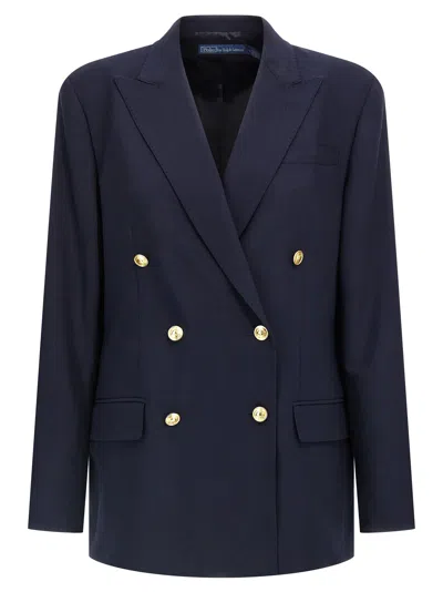 Polo Ralph Lauren Double-breasted Blazer Blazers Blue